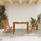 vidaXL - Tuinstoelen - inklapbaar - 2 - st - massief - acaciahout