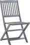 vidaXL - Tuinstoelen - inklapbaar - 2 - st - massief - acaciahout