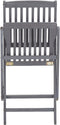 vidaXL - Tuinstoelen - inklapbaar - 2 - st - massief - acaciahout
