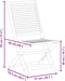vidaXL - Tuinstoelen - inklapbaar - 2 - st - massief - acaciahout
