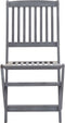 vidaXL - Tuinstoelen - inklapbaar - 2 - st - massief - acaciahout