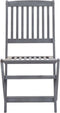 vidaXL - Tuinstoelen - inklapbaar - 2 - st - massief - acaciahout