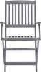 vidaXL - Tuinstoelen - inklapbaar - 2 - st - massief - acaciahout