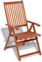 vidaXL - Tuinstoelen - inklapbaar - 2 - st - massief - acaciahout - bruin