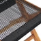 vidaXL - Tuinstoelen - inklapbaar - 2 - st - massief - teakhout - en - touw