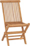 vidaXL - Tuinstoelen - inklapbaar - 2 - st - massief - teakhout