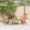 vidaXL - Tuinstoelen - inklapbaar - 2 - st - massief - teakhout