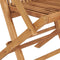 vidaXL - Tuinstoelen - inklapbaar - 2 - st - massief - teakhout