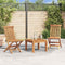 vidaXL - Tuinstoelen - inklapbaar - 2 - st - massief - teakhout