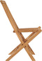 vidaXL - Tuinstoelen - inklapbaar - 2 - st - massief - teakhout