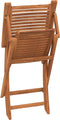 vidaXL - Tuinstoelen - inklapbaar - 2 - st - met - armleuning - massief - acaciahout