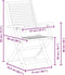 vidaXL - Tuinstoelen - inklapbaar - 2 - st - met - armleuning - massief - acaciahout