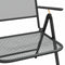 vidaXL - Tuinstoelen - inklapbaar - 2 - st - metaalgaas - antracietkleurig