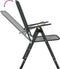 vidaXL - Tuinstoelen - inklapbaar - 2 - st - metaalgaas - antracietkleurig