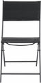 vidaXL - Tuinstoelen - inklapbaar - 2 - st - staal - en - textileen
