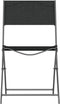 vidaXL - Tuinstoelen - inklapbaar - 2 - st - staal - en - textileen - zwart