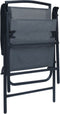 vidaXL - Tuinstoelen - inklapbaar - 2 - st - textileen - grijs