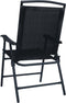 vidaXL - Tuinstoelen - inklapbaar - 2 - st - textileen - taupe