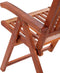 vidaXL - Tuinstoelen - inklapbaar - 3 - st - massief - acaciahout