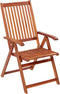 vidaXL - Tuinstoelen - inklapbaar - 3 - st - massief - acaciahout