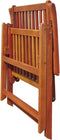 vidaXL - Tuinstoelen - inklapbaar - 3 - st - massief - acaciahout
