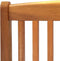 vidaXL - Tuinstoelen - inklapbaar - 4 - st - massief - acaciahout