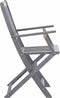 vidaXL - Tuinstoelen - inklapbaar - 4 - st - massief - acaciahout