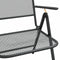 vidaXL - Tuinstoelen - inklapbaar - 4 - st - metaalgaas - antracietkleurig