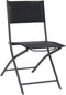 vidaXL - Tuinstoelen - inklapbaar - 4 - st - staal - en - textileen