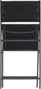 vidaXL - Tuinstoelen - inklapbaar - 4 - st - staal - en - textileen