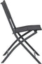 vidaXL - Tuinstoelen - inklapbaar - 4 - st - staal - en - textileen