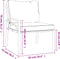 vidaXL - Tuinstoelen - met - grijze - kussens - 2 - st - 62x75x79 - cm - staal