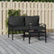 vidaXL - Tuinstoelen - met - grijze - kussens - 2 - st - 62x75x79 - cm - staal