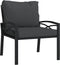 vidaXL - Tuinstoelen - met - grijze - kussens - 2 - st - 68x76x79 - cm - staal
