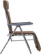 vidaXL - Tuinstoelen - met - kussen - inklapbaar - 2 - st - bruin