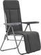 vidaXL - Tuinstoelen - met - kussen - inklapbaar - 2 - st - grijs