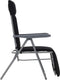 vidaXL - Tuinstoelen - met - kussen - inklapbaar - 2 - st - zwart