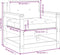 vidaXL - Tuinstoelen - met - kussens - 2 - st - massief - grenenhout - wit