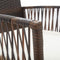 vidaXL - Tuinstoelen - met - kussens - 2 - st - poly - rattan - bruin
