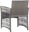 vidaXL - Tuinstoelen - met - kussens - 2 - st - poly - rattan - antraciet