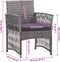 vidaXL - Tuinstoelen - met - kussens - 2 - st - poly - rattan - antraciet