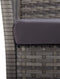 vidaXL - Tuinstoelen - met - kussens - 2 - st - poly - rattan - antraciet