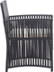 vidaXL - Tuinstoelen - met - kussens - 2 - st - poly - rattan - zwart