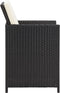 vidaXL - Tuinstoelen - met - kussens - 4 - st - poly - rattan - zwart