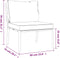 vidaXL - Tuinstoelen - met - zandkleurige - kussens - 2 - st - 60x74x79 - cm - staal