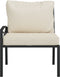 vidaXL - Tuinstoelen - met - zandkleurige - kussens - 2 - st - 62x75x79 - cm - staal