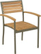 vidaXL - Tuinstoelen - stapelbaar - 2 - st - massief - acaciahout - en - staal