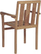 vidaXL - Tuinstoelen - stapelbaar - 2 - st - massief - teakhout