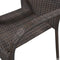 vidaXL - Tuinstoelen - stapelbaar - 2 - st - poly - rattan - bruin
