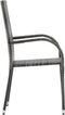 vidaXL - Tuinstoelen - stapelbaar - 2 - st - poly - rattan - grijs